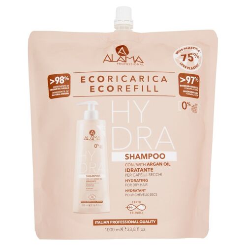 Alama Professional - Eco Refill Shampoo Cheveux Secs 1000 Ml Shampooing 1 L 