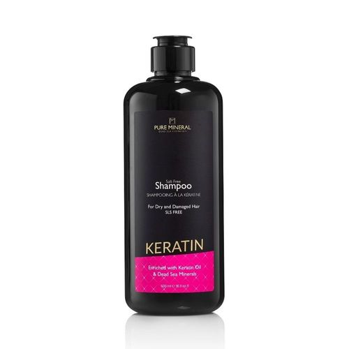 Pure Mineral - Shampooing Cheveux À La Kératine Shampooing 500 Ml 
