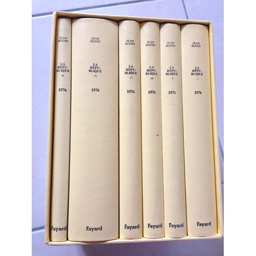 Les Six Livres De La République