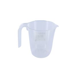 Fackelmann 44985 Verre Doseur Plastique, Verre Doseur Cuisine, Pichet Doseur Avec Bec Verseur, Verre Doseur 500 Ml, Verre Mesureur Cuisine, Plastique, Transparent, 11,2 X 9,8 Cm