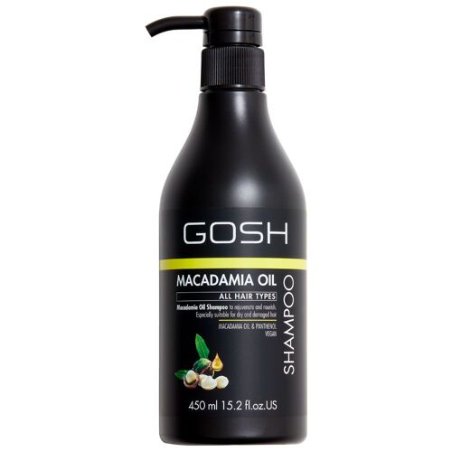 Gosh Copenhagen - Macademia Shampoo Shampooing À L'huile De Macadamia&pro-Vitamin B5 450 Ml 