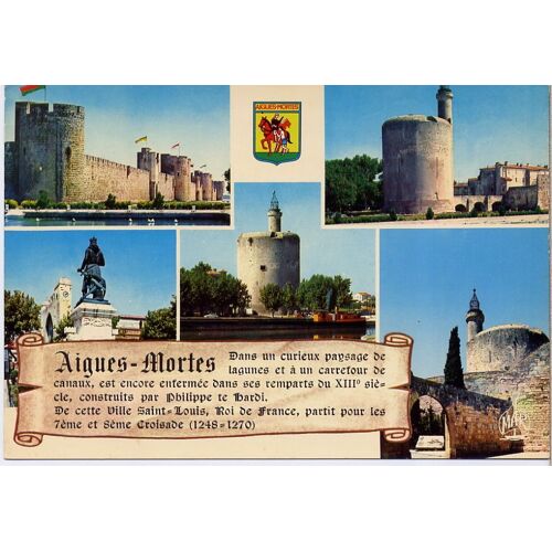 Carte Postale Aigues-Mortes 5 Vues