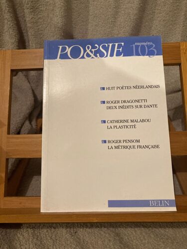 Revue Poésie N°103 1er Trimestre 2003