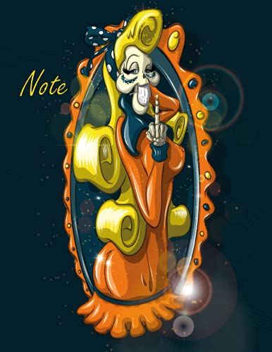 Notizen/Notizheft/Notizbuch/8,5 X11/200 Seiten/200 Sheets/Notebook/Note/Crazy Girl/Rockabilly/Top Secret/Geheim/A.K.Art: ... Girl/Rockabilly/Top Secret/Geheim/A.K.Art