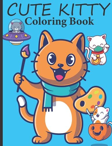 Cute Kitty Coloring Book
