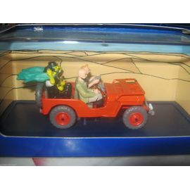 Voiture Tintin Atlas  La Jeep Rouge De Tintin Au Pays De L'or Noir-Atlas