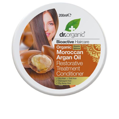 Dr Organic - Argan Masque Capillaire Revitalisant Dr. Organic Aprés-Shampooing 200 Ml 