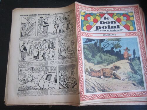 Le Bon Point Amusant Et Instructif N° 1281 : Délivrance. 1937