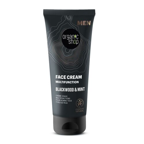 Organic Shop - Crème Visage Multifonctions Pour Homme Certifiée Naturel 75 Ml 