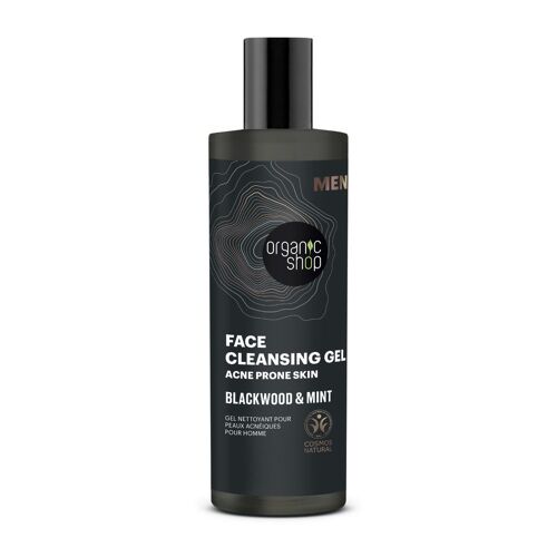 Organic Shop - Gel Nettoyant Visage Pour Peaux Acnéiques Certifié Naturel 200 Ml 