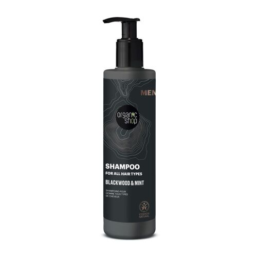 Organic Shop - Shampoing Pour Homme Tous Types De Cheveux Certifié Naturel 280 Ml 