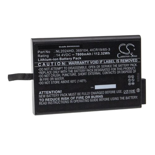 vhbw Batterie compatible avec Philips EverGo REF 900-12, Sparq appareil médical (7800mAh, 14,4V, Li-ion)