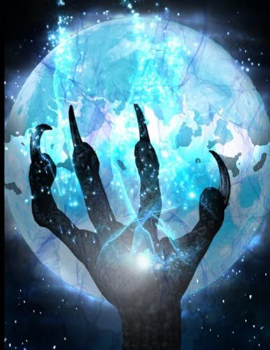 School Composition Notebook: Werewolf Hand To The Moon School Composition Halloween Gag Gifts Journal Planner