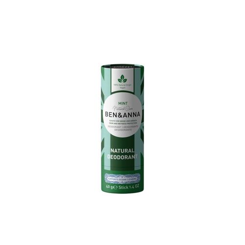 Ben&anna - Mint Déodorant Naturel En Tube 40 G 