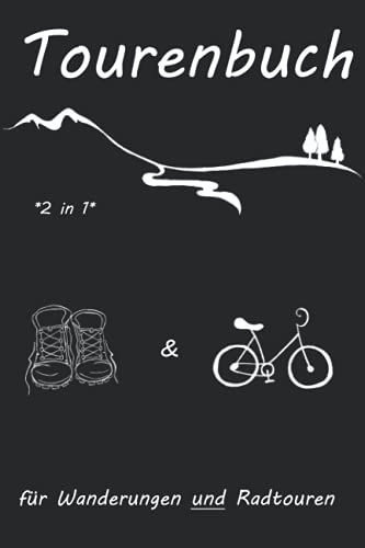 Tourenbuch *2 In 1* Für Wanderungen Und Radtouren