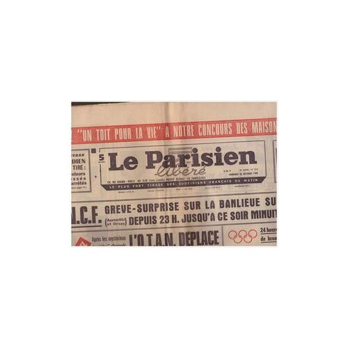 Le Parisien Libéré N°7512 Du 25 10 1968