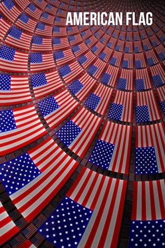 American Flag Notebook: American Flag Notebook Journal Gift,120 Lined Paper Book For Writing, Perfect Present For Fans, Notebook Diary 6 X 9 Inches