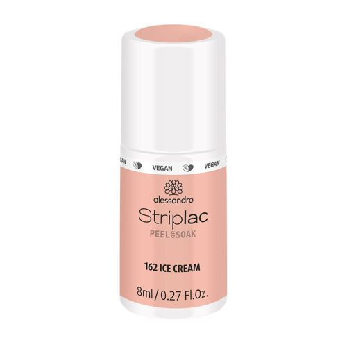 Alessandro - Striplac Peel Or Soak Ice Cream 8 Ml Vernis Semi-Permanent Led Longue Tenue Or Striplac Peel Or Soak Ice Cream 8 Ml 