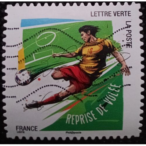 France 2016 Timbre Oblitéré Yt 1282 - Reprise De Volée - Carnet Football Vos 10 Gestes Préférés