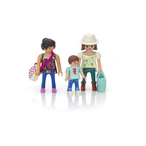 Lot 2 Boites Playmobil : 9405 - Femmes Avec Enfant + 70154 - Maman Avec Bébé Et Chien