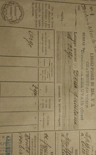 Papiers Meunier De L Oise : + De 100 Laisser Passer Du Reg 3 Années 1947 - 48 - 49 - Blé, Orge, Avoine - Ministère Des Finances Activités Du Moulin, Avertissements 1939-40 - C S M O 1952 Coop Agricole