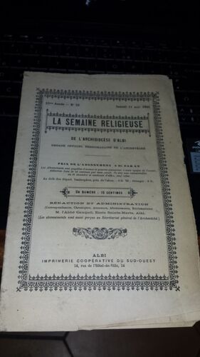 La Semaine Religieuse De L'archidiocese D'albi 32 