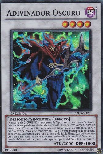 Carte Yu-Gi-Oh - Adivinador Oscuro ( Medium Des Tenebres ) - Orcs-Sp095 - Orden De Caos  - Carte Espagnole -