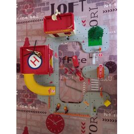 MAJOKIT MAJORETTE CASERNE De Pompier Avec Véhicules D'origine EUR 39,90 - FR