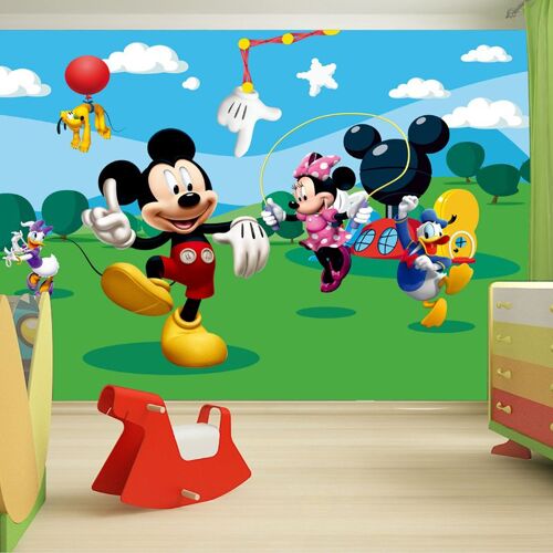 Papier peint La Maison de Mickey Disney 360X255 CM - Enfants