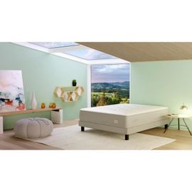 MATELAS SIMMONS 160X200 CM - RESSORTS ENSACHES - FERME - 33 CM