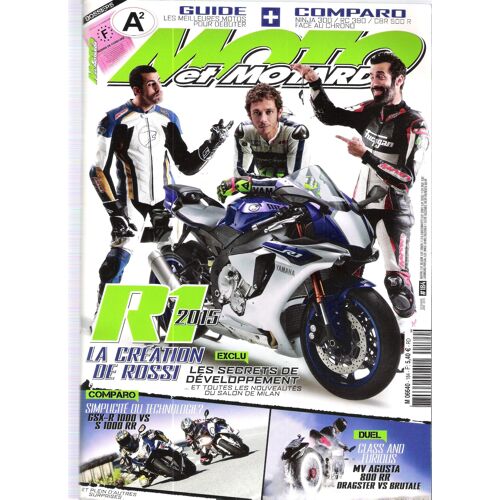 Moto Et Motards -184- Décembre 2014 / Janvier 2015, Yamaha R1,...