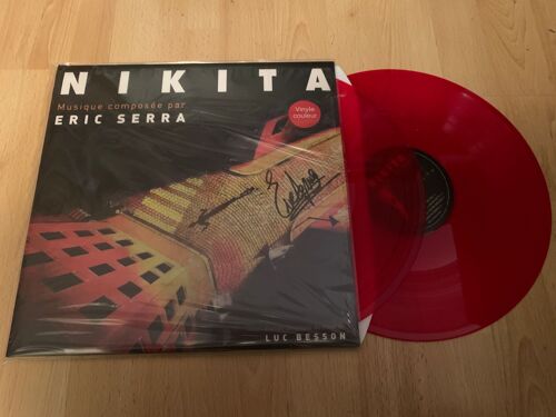 Eric Serra - Nikita - Rouge / Red - Signed / Dédicacé - 2xlp