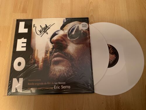 Eric Serra - Léon - White Color / Signed - Dédicacé - 2xlp