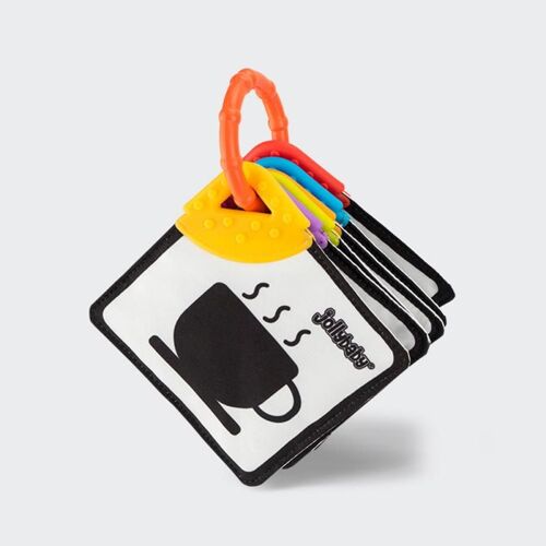 Mon Premier Livre Montessori Noir Et Blanc, Livre Éducatif, Stimulation Visuelle, Jouets En Tissu Non Toxique Pour Nourrissons