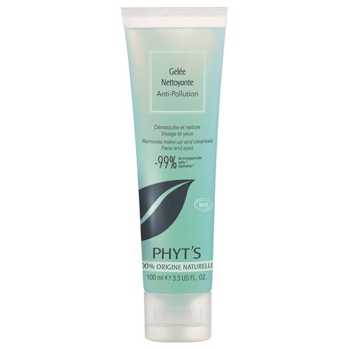 Phyt's - Gelée Nettoyante Anti-Pollution Pré-Soin Triple Action Visage Et Yeux 100 Ml 