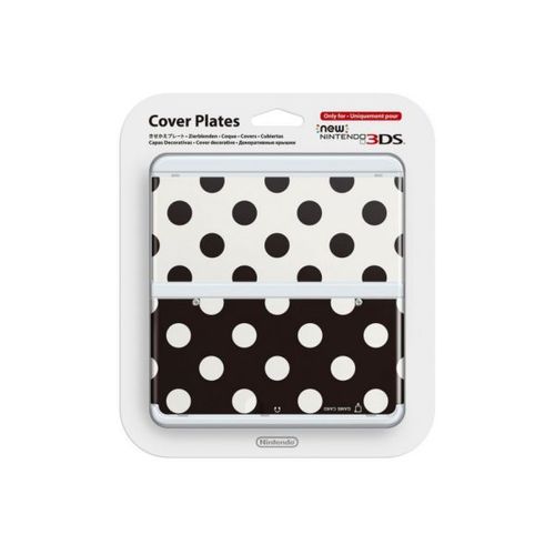 Coque New 3ds À Pois Blancs & Noirs