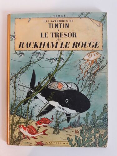 Tintin T12 - Le Trésor De Rackham Le Rouge - C - Ré (1958)