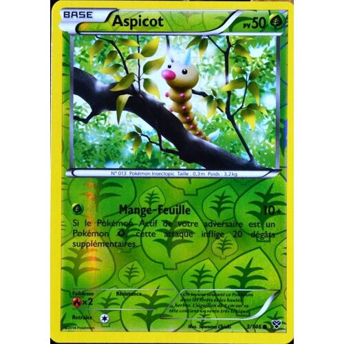 Carte Pokémon 3/146 Aspicot 50 Pv Xy Neuf Fr