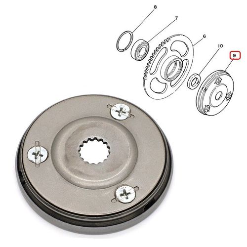 Embrayage De Démarreur À Roulement Unidirectionnel Pour Yamaha Breeze, Pour Modèles Yfm, Yfa 125, Yfm125, Yfa125 05 08, Grizzly 125, 04 13, Breeze 125, 91 04