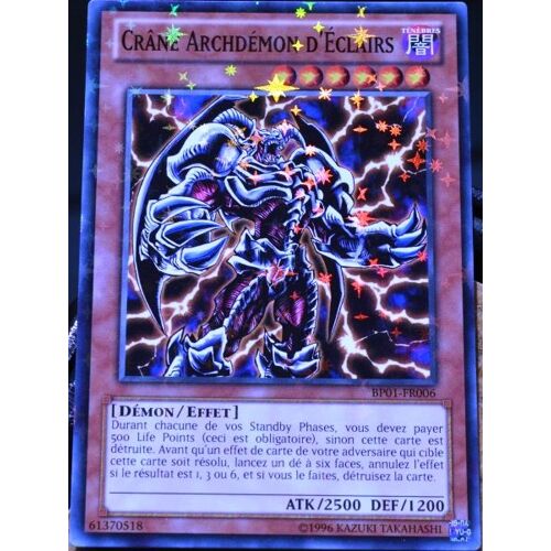 Carte Yu-Gi-Oh Bp01-Fr006-St Crâne Archdémon D'eclairs Neuf Fr
