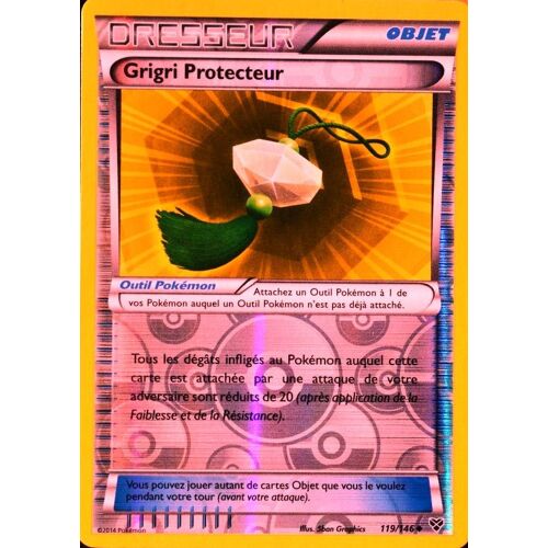 Carte Pokémon 119/146 Grigri Protecteur Xy Neuf Fr