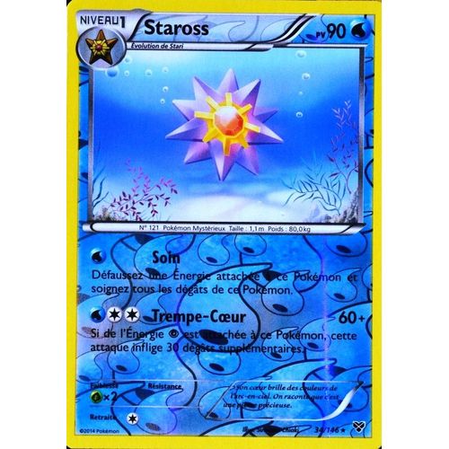 Carte Pokémon 34/146 Staross 90 Pv Xy Neuf Fr