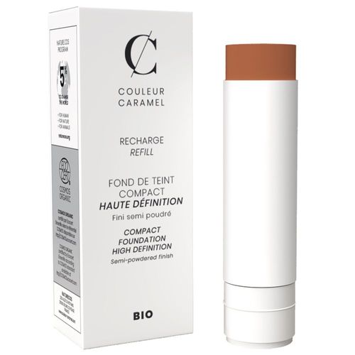 Couleur Caramel - Recharge Fond De Teint Compact Haute Définition Recharge 15 - Beige Foncé 9 G 