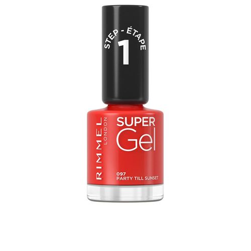 Rimmel London - Vernis À Ongles Super Gel #97-Party Till Sunset Rimmel London Crayon Blanc Pour Ongles 12 Ml 