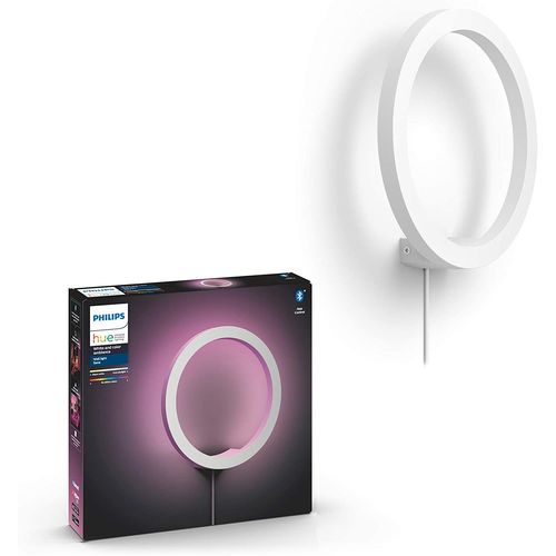 Lumière Connectée White+Colors Sana Applique 20w- Blanc [Classe Énergétique A]