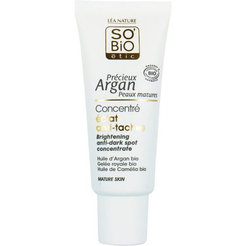So Bio Etic - Concentré Éclat Anti-Taches, Précieux Argan Peaux Matures 40 Ml 