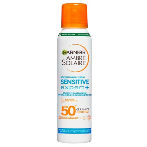 Garnier - Ambre Solaire Sensitive Expert+ Brume Solaire Hypoallergénique Adulte Fps50+ Peaux Sensibles Hp 150 Ml 