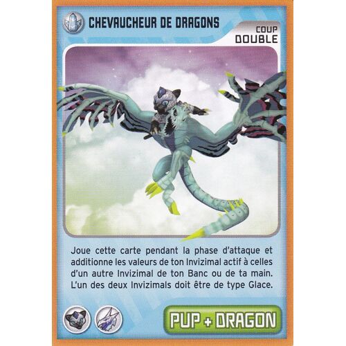 Carte Invizimals Nouvelle Alliance - Chevaucheur De Dragons - 072 -