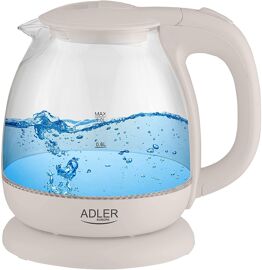 Bouilloire Électrique En Verre De 1l 1100w Beige