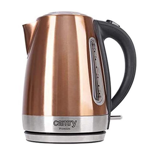 Bouilloire Électrique De 1,7l 2200w Marron Gris Noir